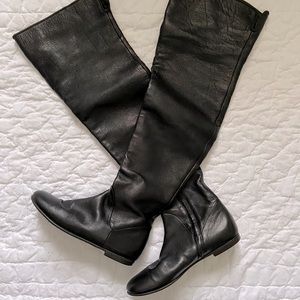 Giuseppe Zanotti Over-the-Knee Leather Boots Sz37
